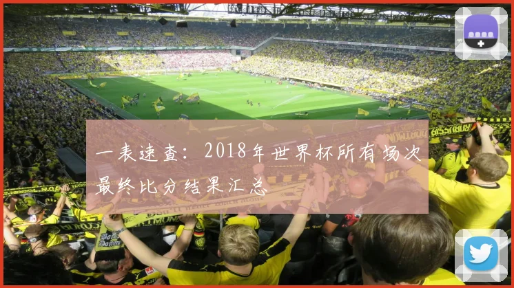 一表速查：2018年世界杯所有场次最终比分结果汇总
